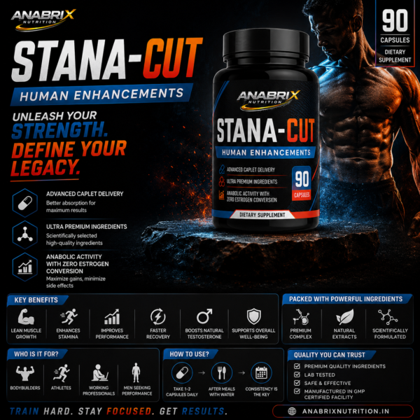 Introducing STANA-CUT by ANABRIX NUTRITION Built for athletes and fitness lovers who want a lean, strong, and performance-driven physique.